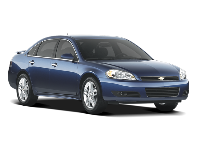 2009 Chevrolet Impala 3.5L LT in Imperial Blue Metallic — front three-quarter view