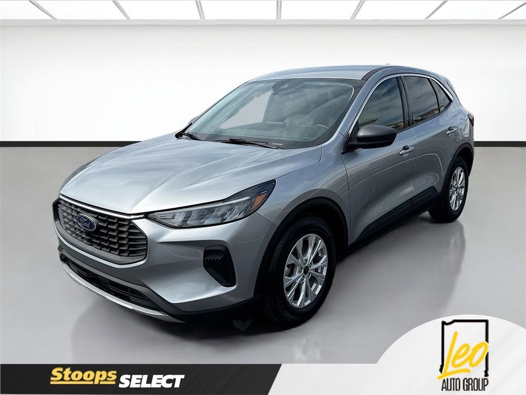 2023 Ford Escape Active in Silver — front three-quarter view