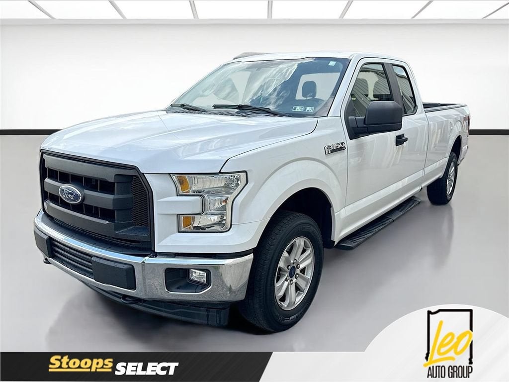 2017 Ford F-150 XL in Black — front three-quarter view