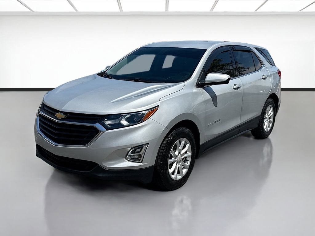 2019 Chevrolet Equinox LT in Silver Ice Metallic — front three-quarter view