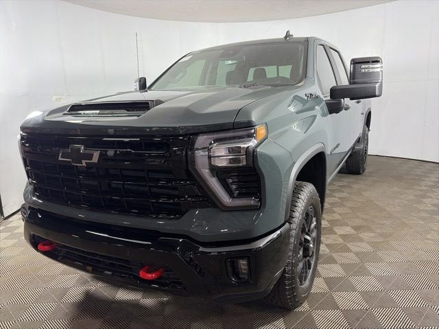 2026 Chevrolet Silverado 2500 HD LT in Cypress Gray — front three-quarter view