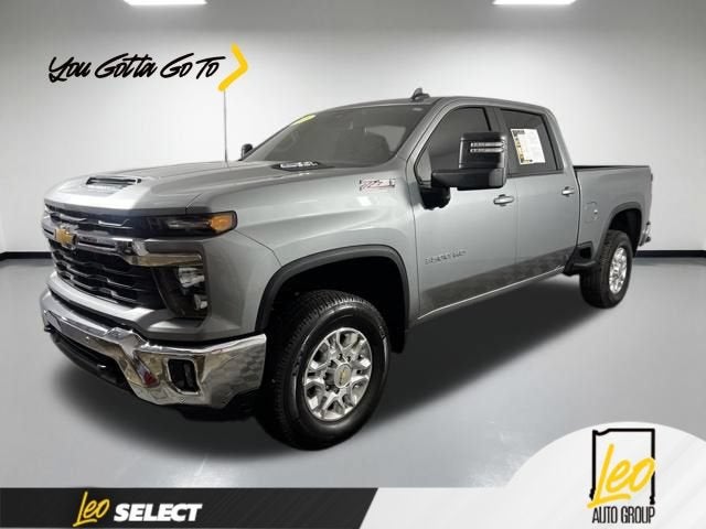 2025 Chevrolet Silverado 3500 HD LT in Sterling Gray Metallic — front three-quarter view