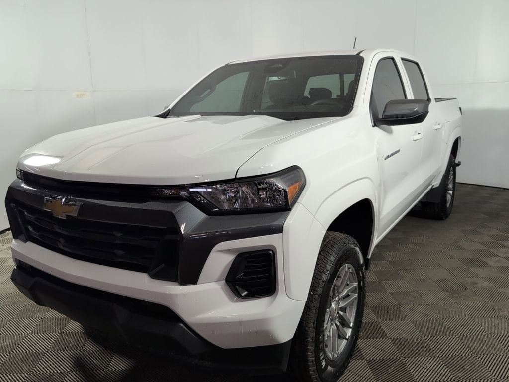 2026 Chevrolet Colorado LT in Summit White — front three-quarter view
