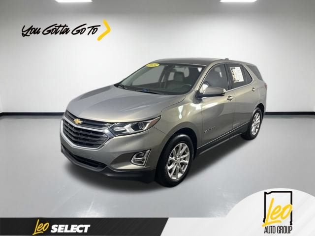 2019 Chevrolet Equinox LT in Pepperdust Metallic — front three-quarter view