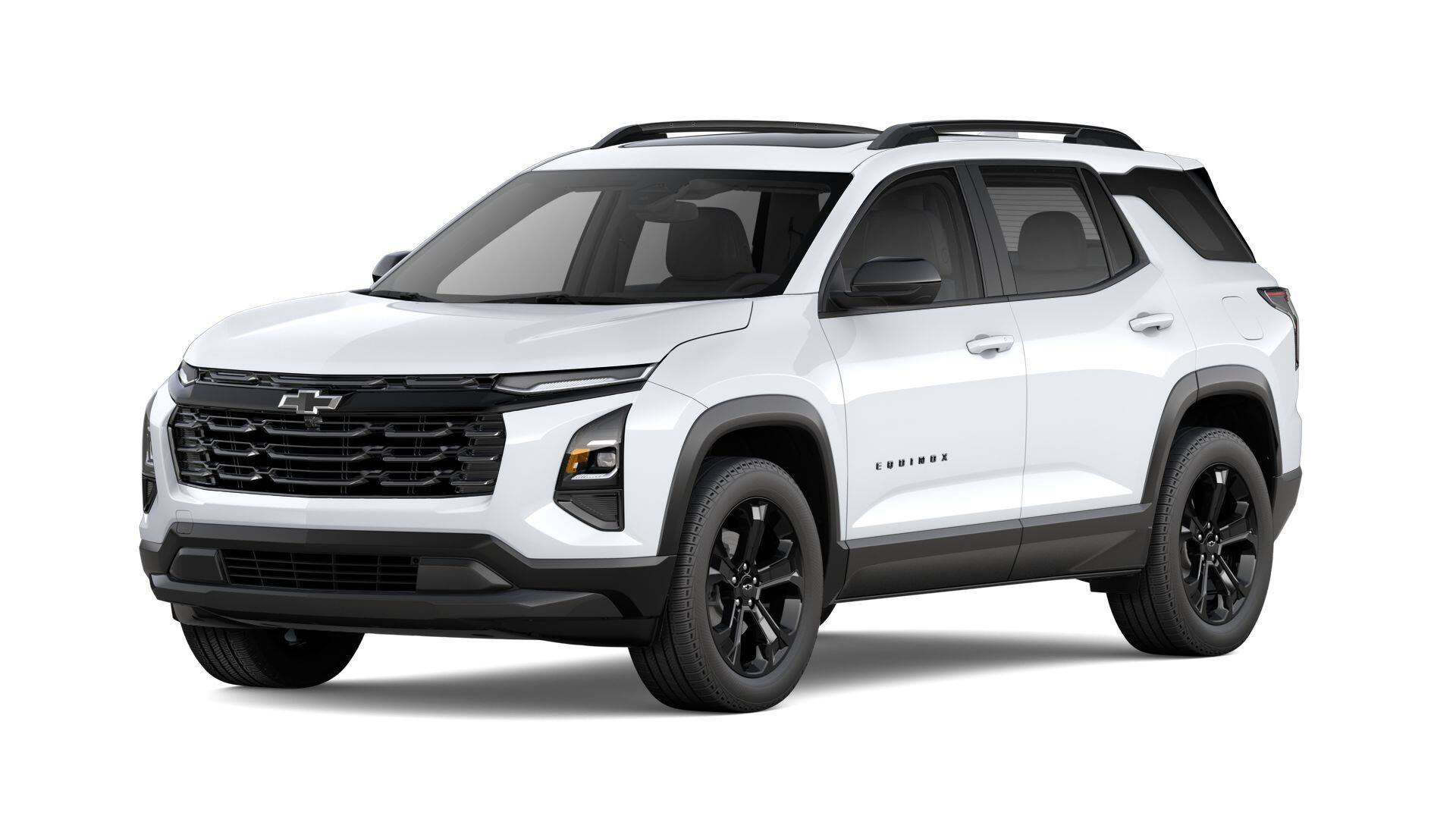 2027 Chevrolet Equinox AWD LT in Summit White — front three-quarter view