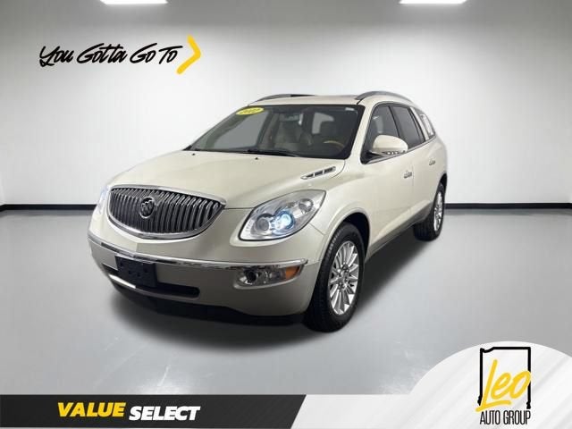 2012 Buick Enclave Leather in White Diamond Tricoat — front three-quarter view