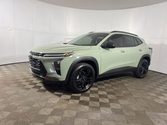 2026 Chevrolet Trax ACTIV in Cacti Green — front three-quarter view