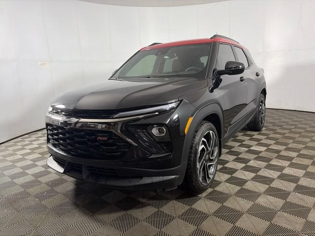 2026 Chevrolet Trailblazer RS in Mosaic Black Metallic — front three-quarter view