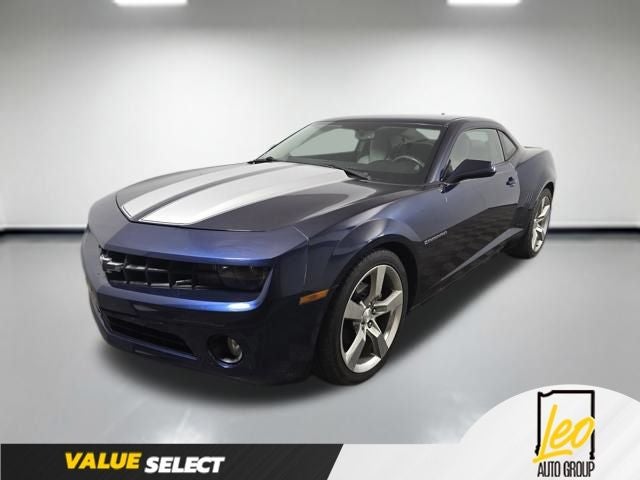 2012 Chevrolet Camaro 1LT in Imperial Blue Metallic — front three-quarter view
