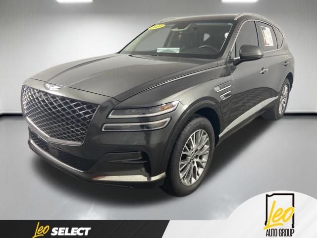 2024 Genesis Gv80 2.5T in Makalu Gray — front three-quarter view