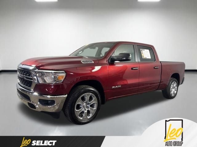 2023 RAM 1500 Big Horn/Lone Star in Delmonico Red Pearlcoat — front three-quarter view
