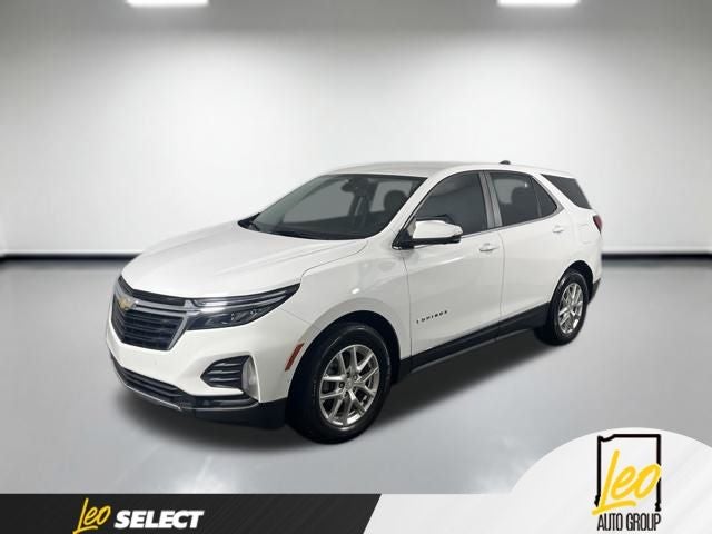 2022 Chevrolet Equinox LT in Summit White — front three-quarter view