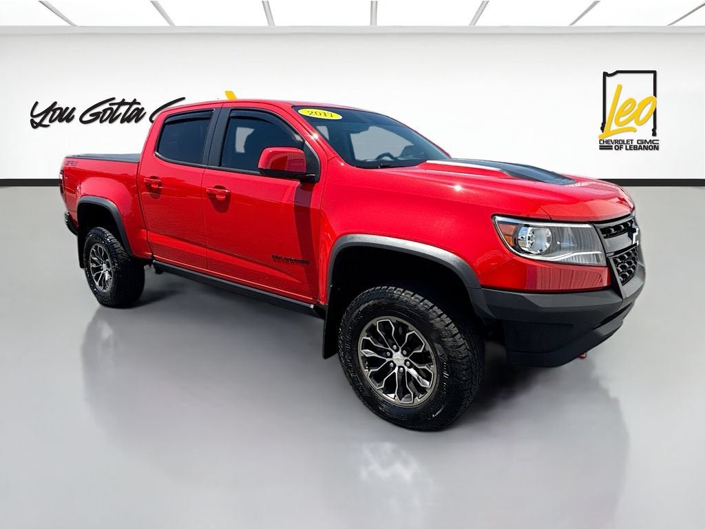 2017 Chevrolet Colorado — rear three-quarter view