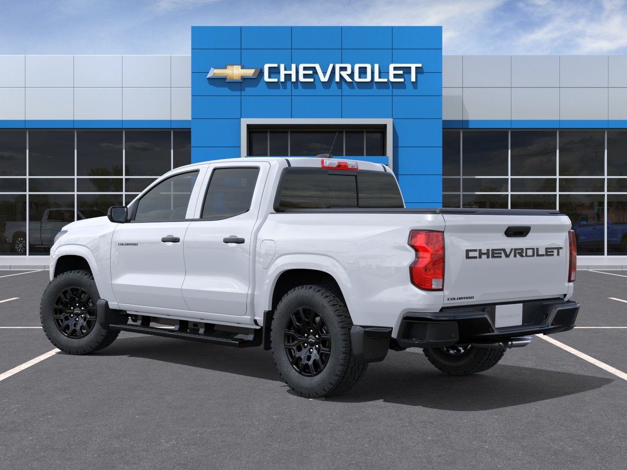 2026 Chevrolet Colorado — rear three-quarter view