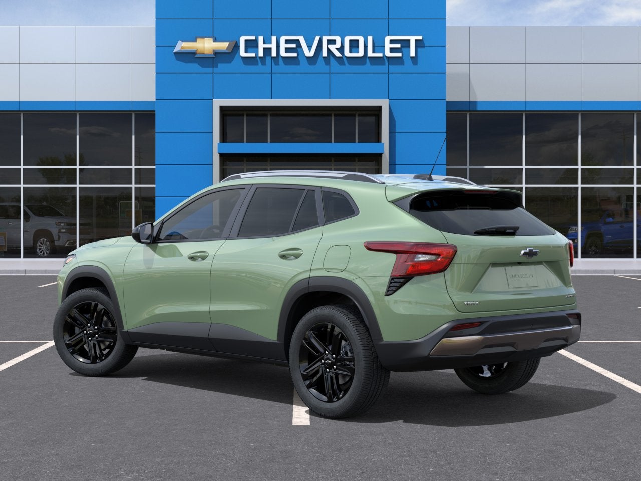 2026 Chevrolet Trax — rear three-quarter view