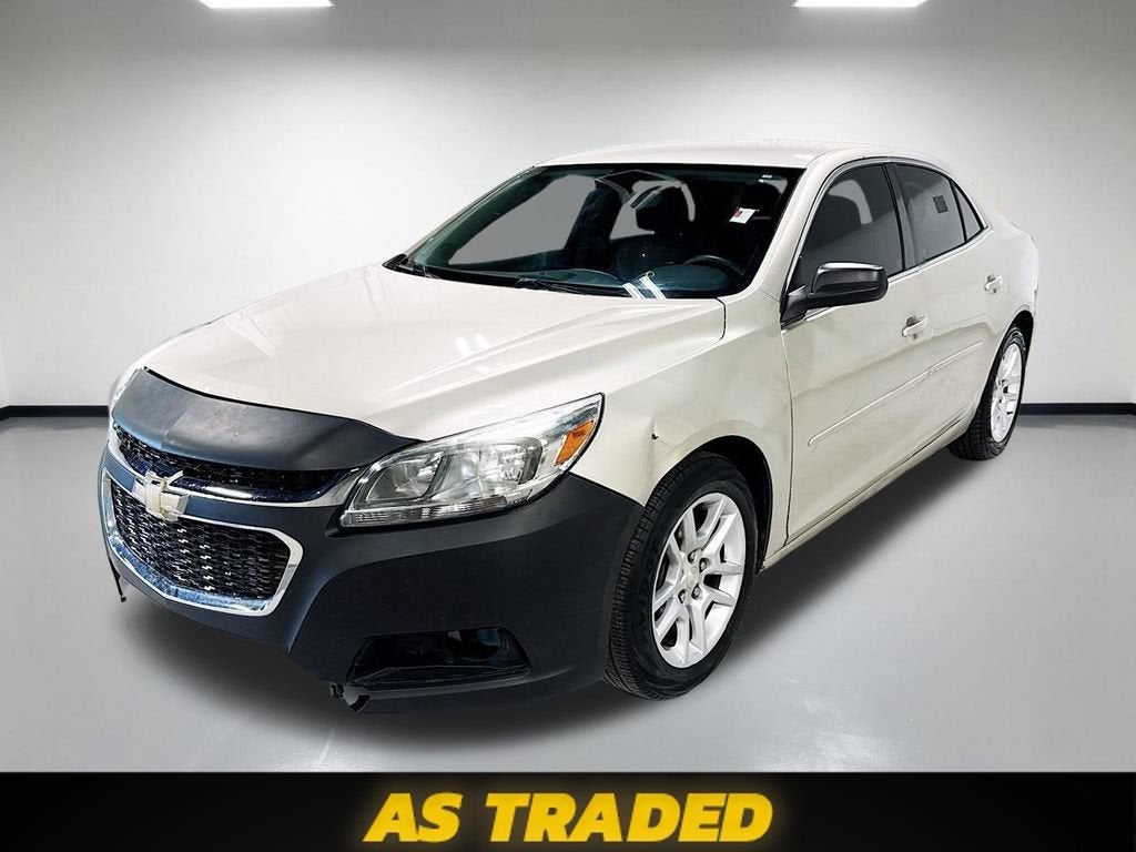 2015 Chevrolet Malibu LS in Champagne Silver Metallic — front three-quarter view