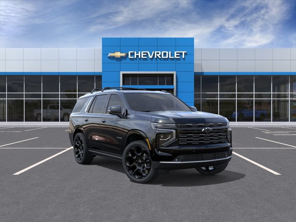 2026 Chevrolet Tahoe High Country in Black — front three-quarter view