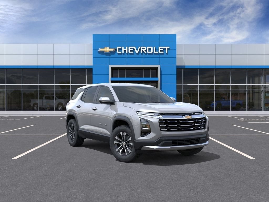 2027 Chevrolet Equinox LT in Sterling Gray Metallic — front three-quarter view