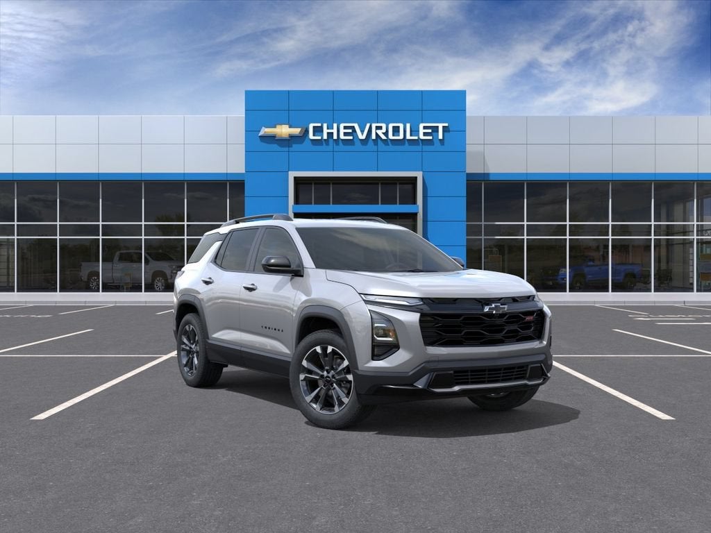 2027 Chevrolet Equinox RS in Sterling Gray Metallic — front three-quarter view