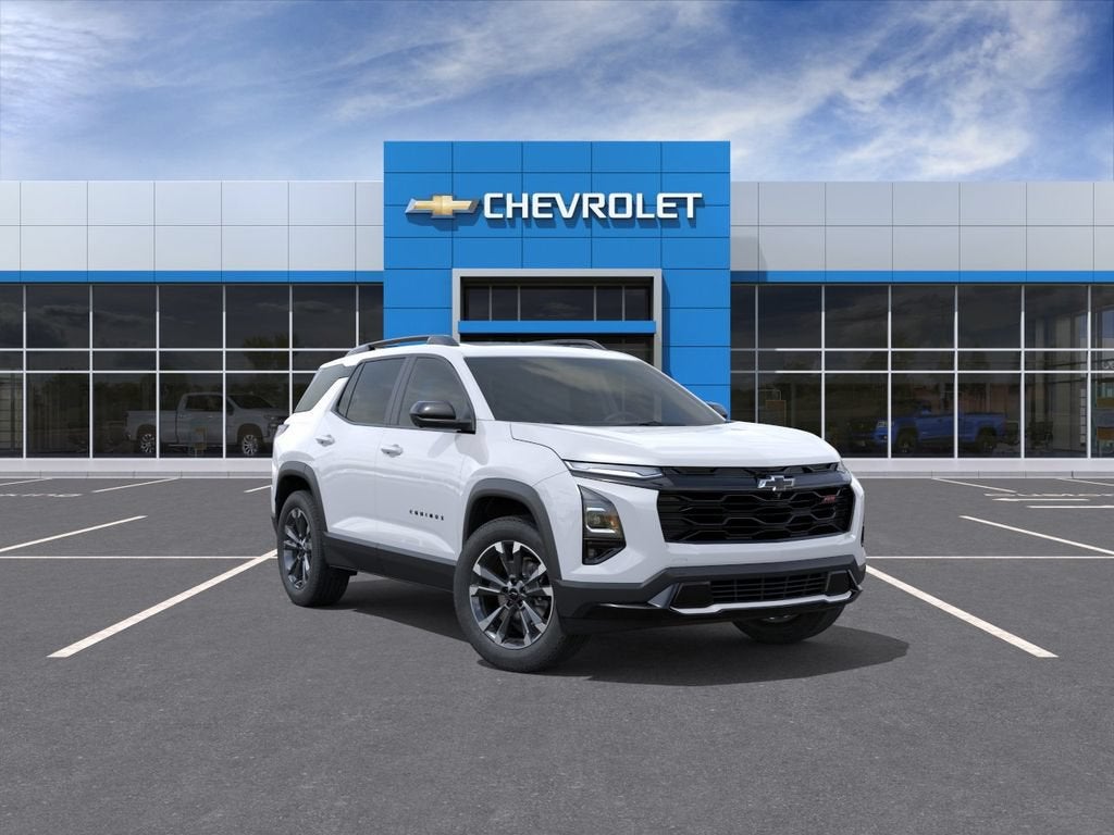 2027 Chevrolet Equinox AWD RS in Polar White Tricoat — front three-quarter view