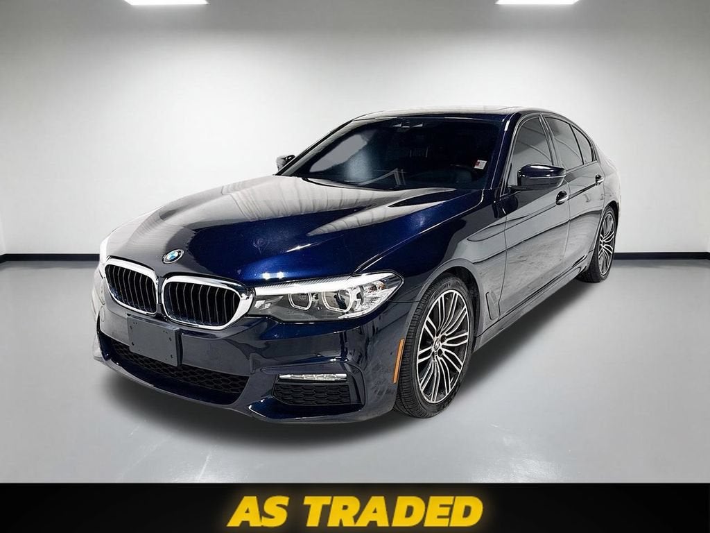 2018 BMW 540i xDrive in Black — front three-quarter view